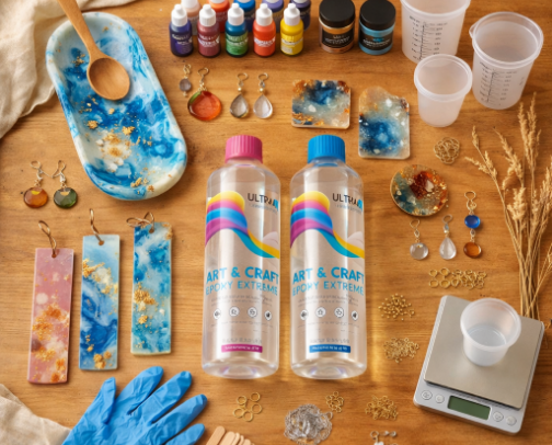 Resin Art Supplies for Beginners & Small Business Owners cover photo collage
