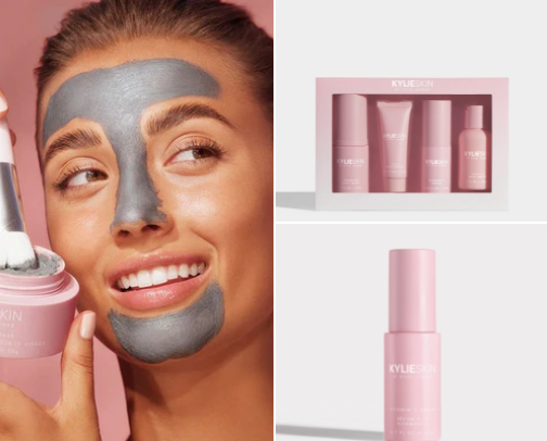 Kylie cosmetics makes your face shine cover photo collage