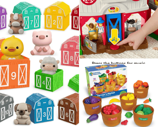 Favorite Toddler Toys cover photo collage