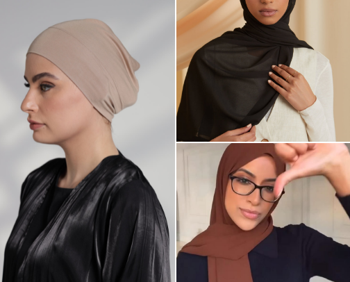 Hijabi Essentials 🧕✨ cover photo collage