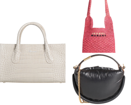 Designer Luxury Bags You’d Never Guess Are Under $500 right now cover photo collage