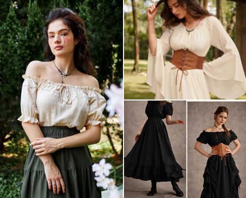 Renn Faire Chic cover photo collage