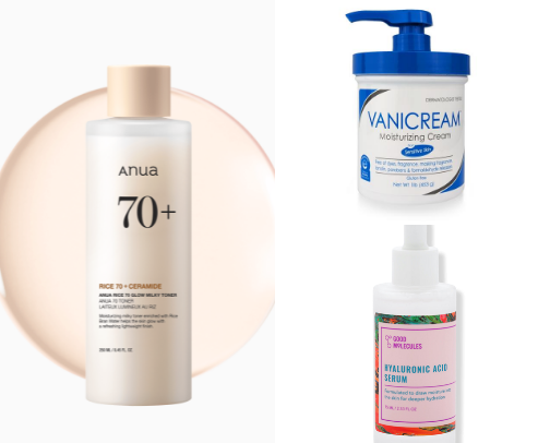 Everyday skincare cover photo collage