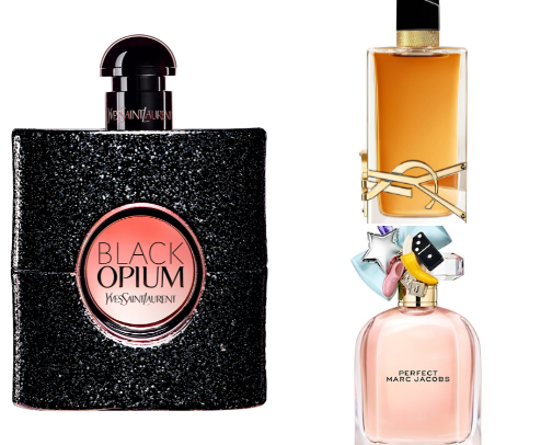 High end perfumes i swear by🫶🏽 cover photo collage