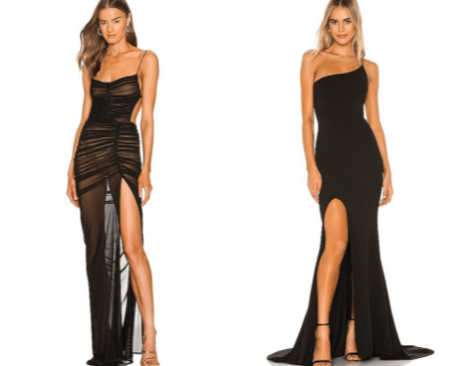 Long dress cover photo collage