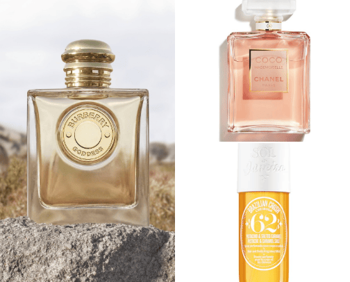 Best women fragrances cover photo collage