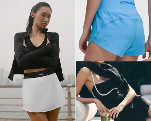 Womens Athletic Apparel cover photo collage