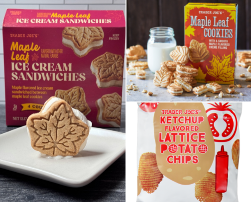 fav trader joe's snacks cover photo collage