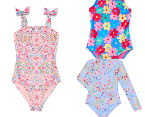 Cutest swimsuits for your little girl! cover photo collage