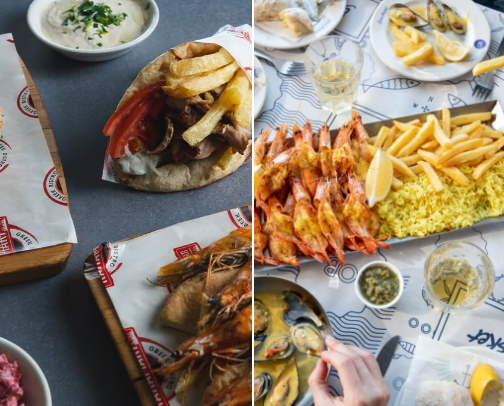 My top Larnaca Seafood Restaurant recs cover photo collage