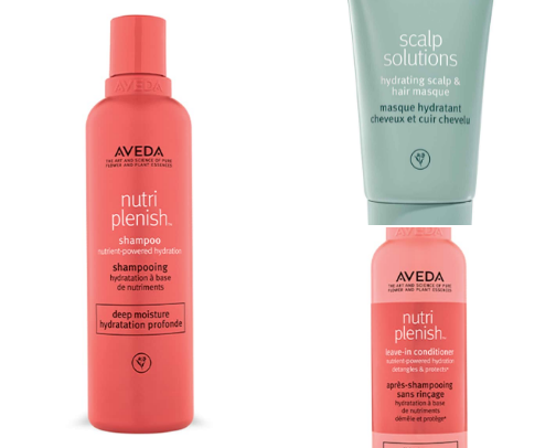 Hair products cover photo collage