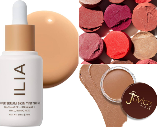 What's in my makeup bag (minimalist makeup core) cover photo collage