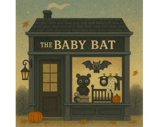 Witch City: The Baby Bat cover photo collage