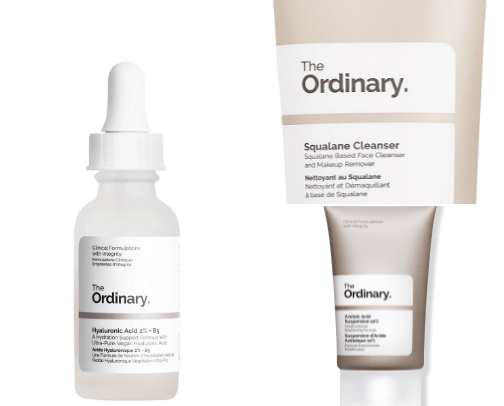The Ordinary products 🍯 cover photo collage