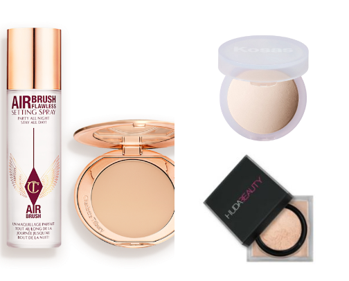 Fave powders cover photo collage