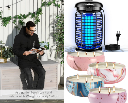 Backyard Bliss: Patio Must-Haves for Comfort & Style cover photo collage