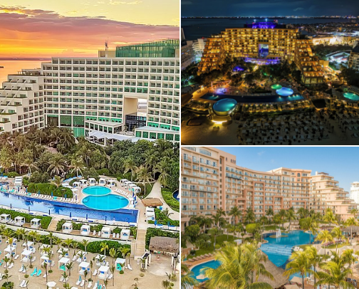 Amazing vacation spots and hotels! 5-stars and above cover photo collage