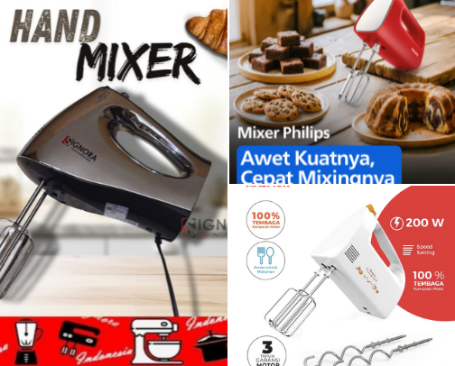 Timeless Hand Mixer in Indonesia cover photo collage
