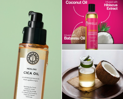 Hair Oil for Hair Growth 😍✨️ cover photo collage