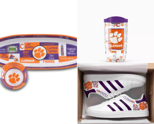 Clemson Vibes only! cover photo collage