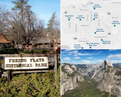 Things To Do In Central, Ca. cover photo collage