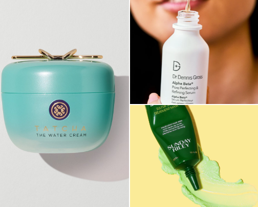 Skincare for oily skin cover photo collage