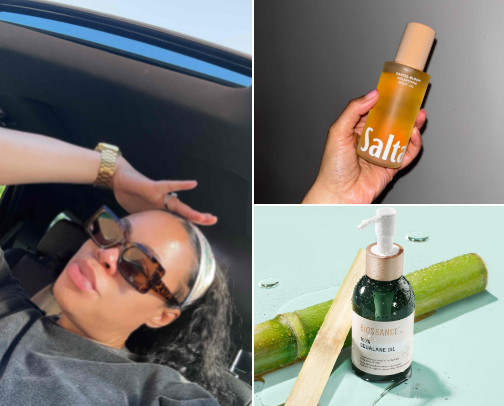 Treat your skin well cover photo collage