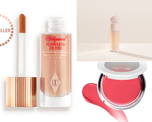 everyday makeup faves cover photo collage