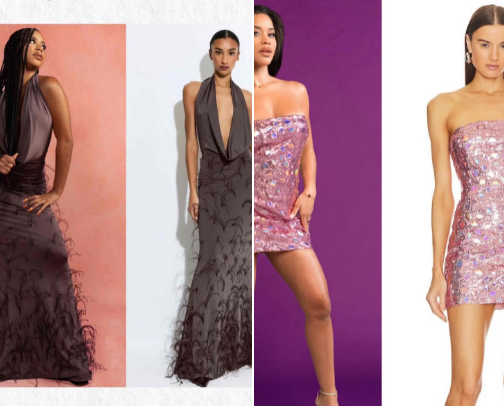 Amaya’s dresses cover photo collage