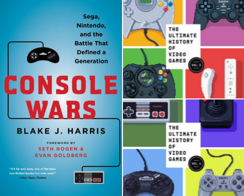 Top list of Retro Gaming books for nostalgic gamers cover photo collage