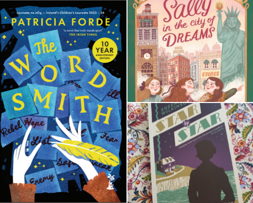 Middle Grade books- female Irish authors cover photo collage