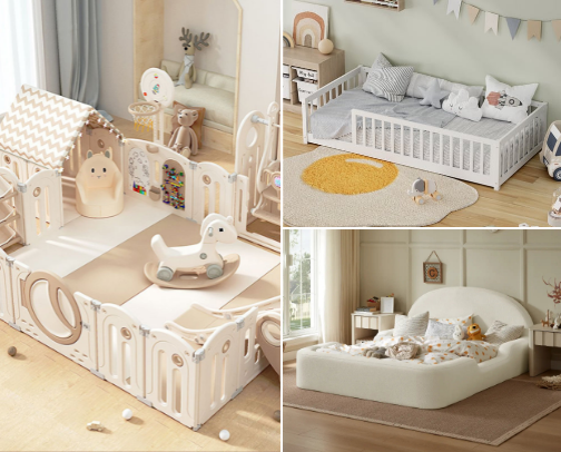 Toddler things cover photo collage
