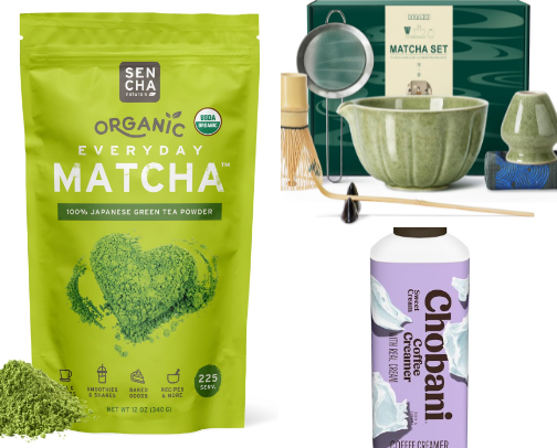 Matcha Girlies must haves🍵 cover photo collage