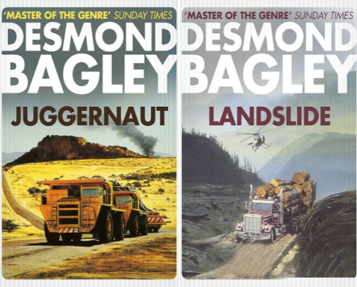 The master of Thriller novels - Desmond Bagley! cover photo collage