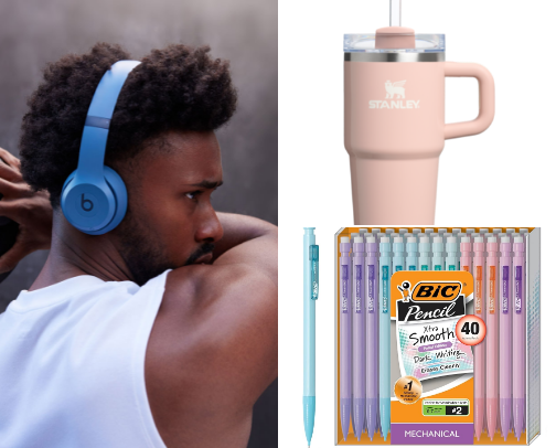 A prepared girls backpack for school 💆🏻‍♀️ cover photo collage