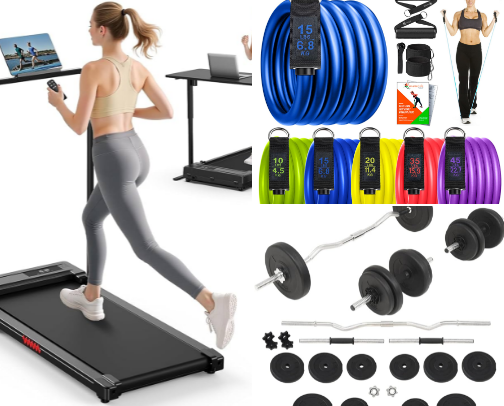 My Go-To Fitness Equipment for Home Workouts cover photo collage