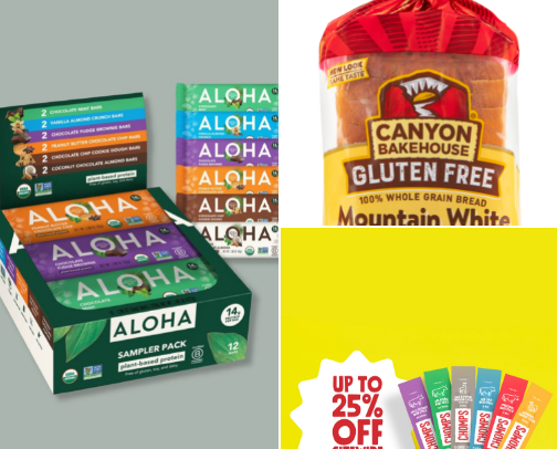 Gluten-Free Travel + Hiking Snacks ✈️🥾 cover photo collage