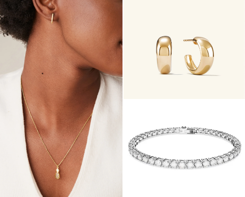 Jewelries cover photo collage