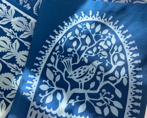 Cyanotype making cover photo collage