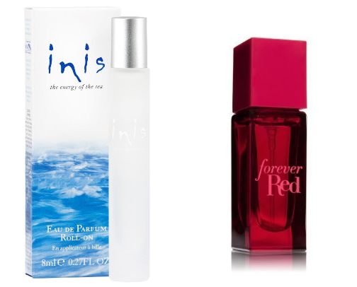 Perfume skincare and hair care cover photo collage