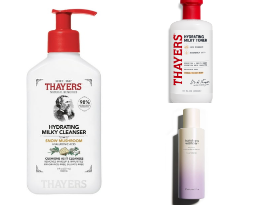 Skincare Favs🫧 cover photo collage