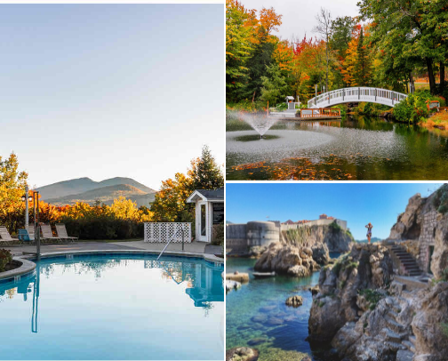 Dreamy Destinations to Wander & Book cover photo collage