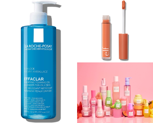 My favorite skincare & beauty products cover photo collage