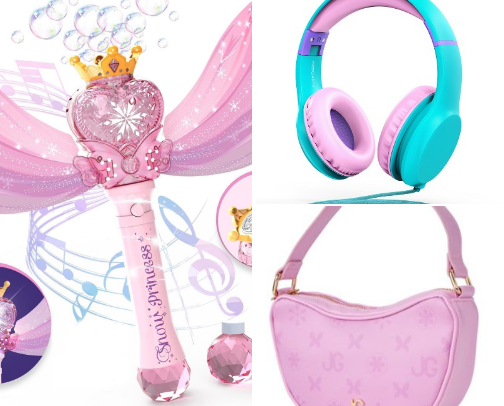 Gifts for Young Girls (Ages 4-8) - Your Guide to Gift Giving this Holiday Season cover photo collage