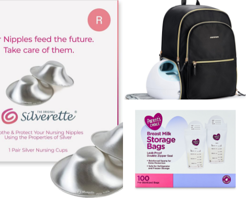 Breastfeeding - items I can’t live without cover photo collage