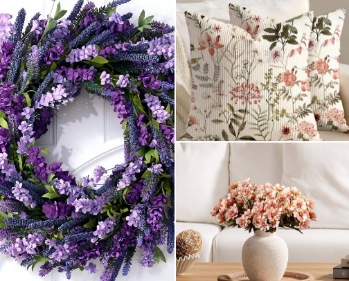 Spring in your home cover photo collage