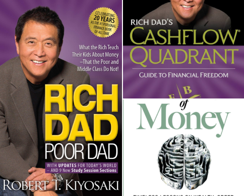 I Wish I Read These Books Sooner… (Mindset & Money) 🤍 cover photo collage