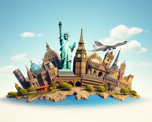 My Global Travel Bucket List (Places I’m Manifesting) cover photo collage