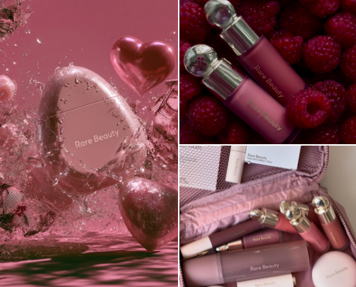 Rare Beauty 🩷✨ cover photo collage
