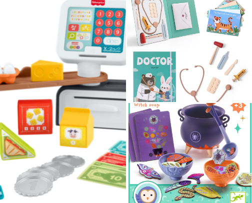 Toddler Dramatic Play Amazon Toy Finds cover photo collage